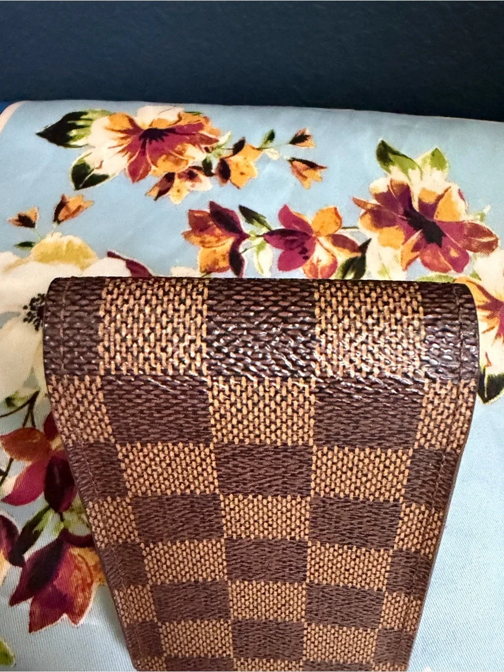 Louis Vuitton Brown Damier Cigarrete/lipstick holder.